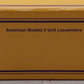 American Models TM10 S Gauge Wabash Diesel Locomotives (Set of 2) EX/Box