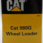 Norscot 55027 1:50 Diecast Caterpillar 980G Wheel Loader Construction Equipment NIB
