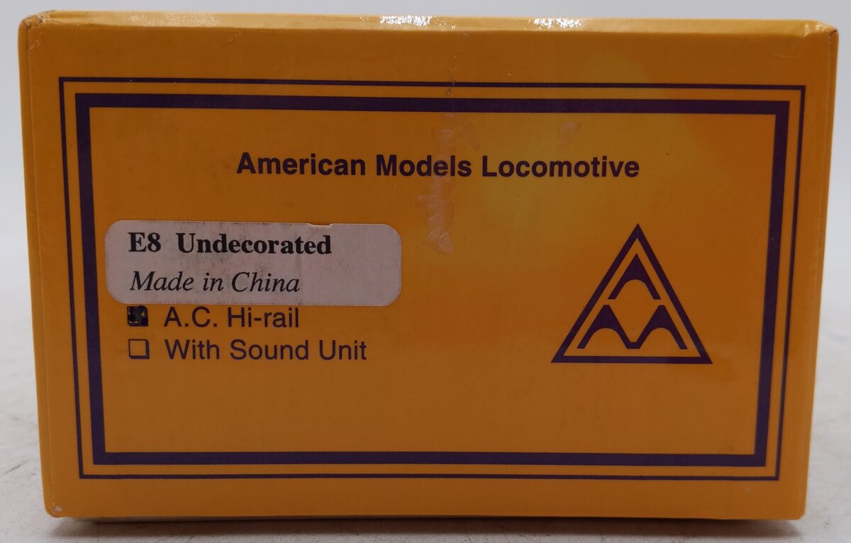 American Flyer S Gauge Undecorated E8 Diesel Locomotive EX/Box