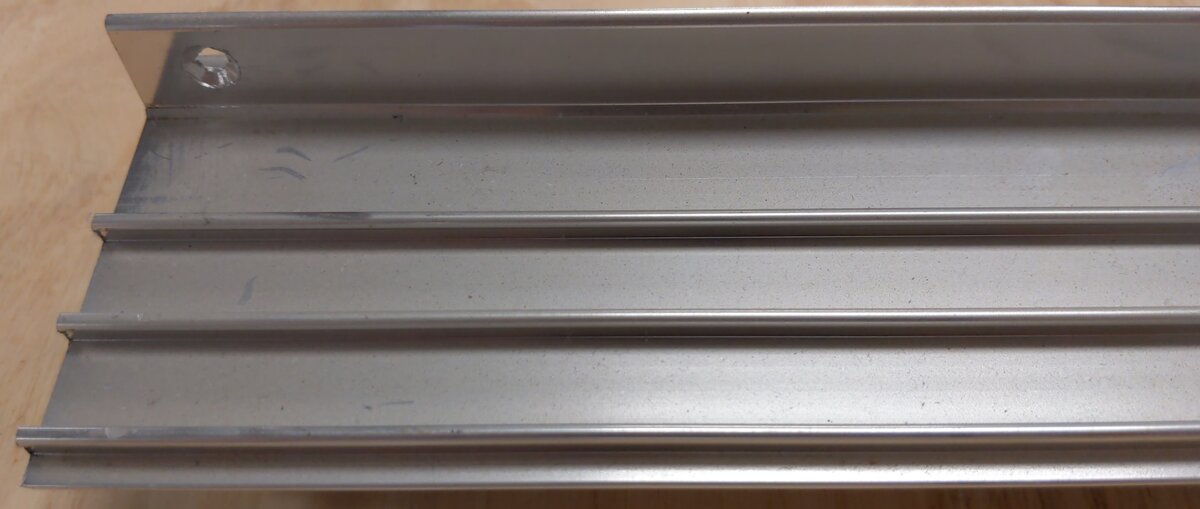 RA-1 Railrax O Gauge Shelf Section 3-Foot x 2-5/8", Satin - Glenn Snyder Shelf EX