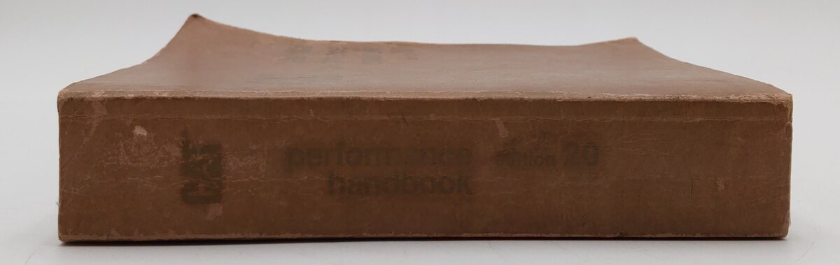 Caterpillar Performance Handbook (1989) Edition 20 By Caterpillar