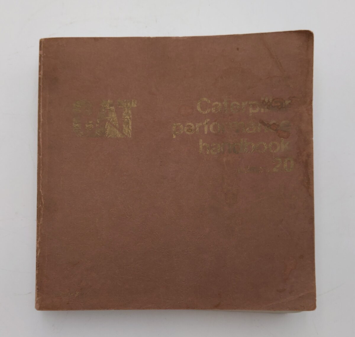 Caterpillar Performance Handbook (1989) Edition 20 By Caterpillar