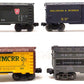 Lionel & K-Line O Gauge Assorted Freight Cars: 19202, 9700, 6464, 9239 [4] EX