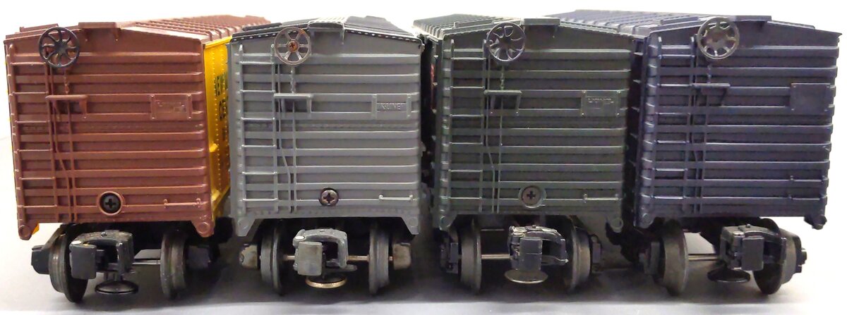 Lionel & K-Line O Gauge Assorted Freight Cars: 19202, 9700, 6464, 9239 [4] EX