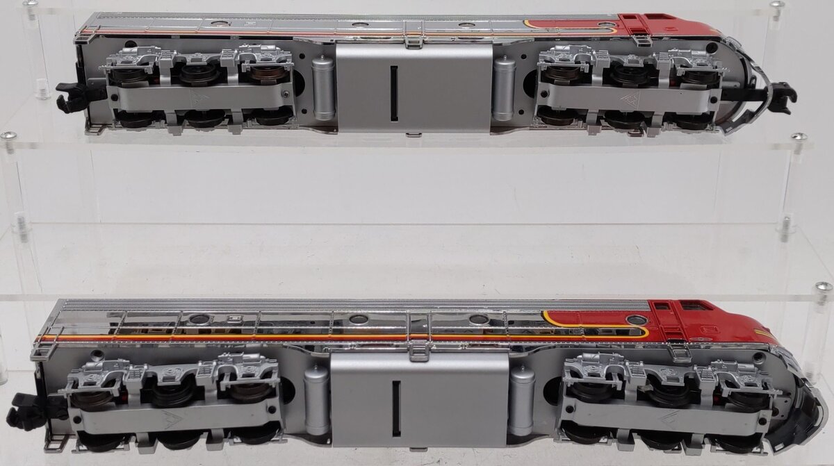 American Models E8 S Scale Santa Fe EMD E8 AA Diesel Locomotives With Sound EX/Box