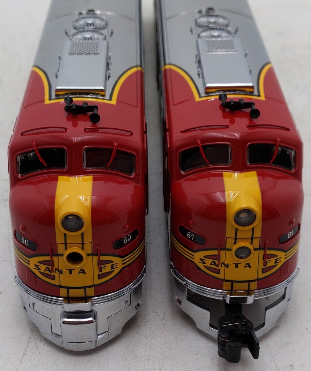 American Models E8 S Scale Santa Fe EMD E8 AA Diesel Locomotives With Sound EX/Box
