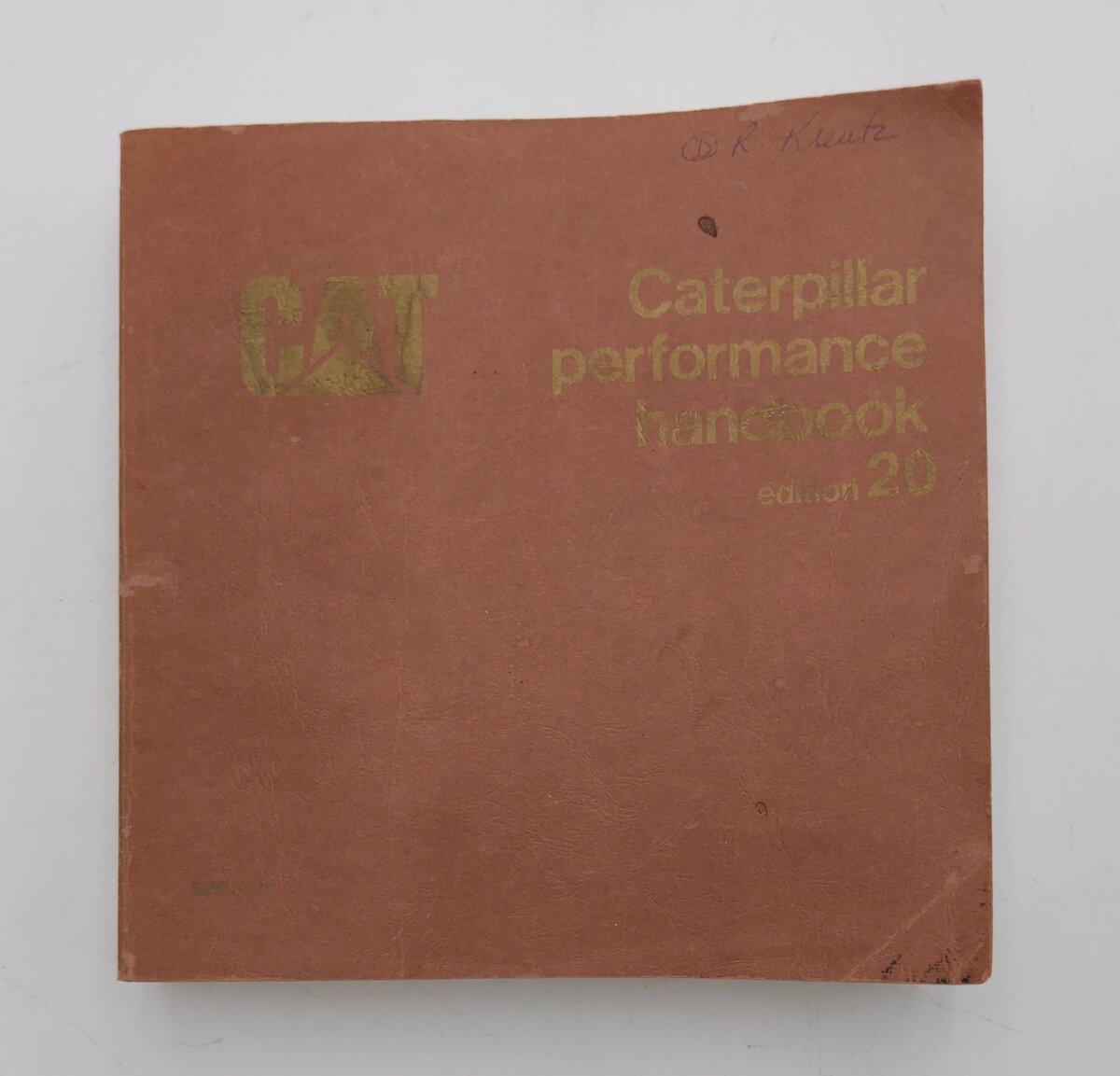 Caterpillar Performance Handbook Edition 20 By Caterpillar VG