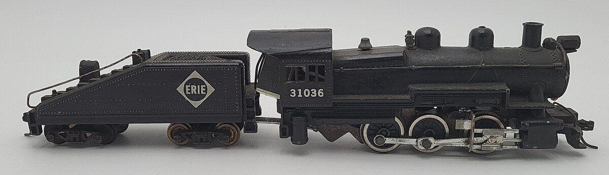 American Flyer 31036 HO Scale Erie 0-6-0 Steam Switcher - no smoke or choo-choo VG