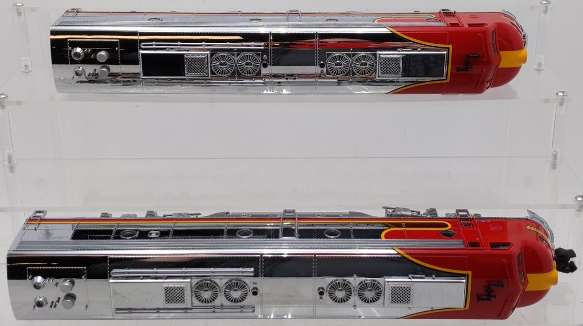 American Models E8 S Scale Santa Fe EMD E8 AA Diesel Locomotives With Sound EX/Box