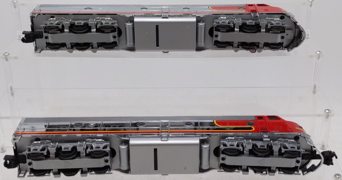 American Models E8 S Scale Santa Fe EMD E8 AA Diesel Locomotives With Sound EX/Box