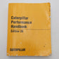 Caterpillar Performance Handbook Edition 26 By Caterpillar