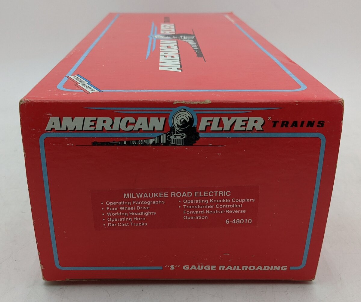 American Flyer 6-48010 S Gauge Milwaukee Road Electric Locomotive #8010 LN/Box