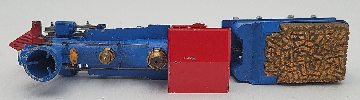 Tyco HO Scale V. & T.R.R. The General Steam locomotive & Tender w/ Wood Load VG