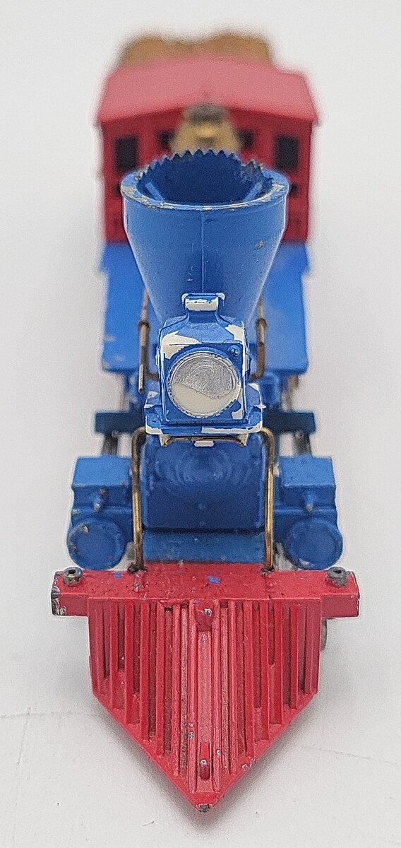 Tyco HO Scale V. & T.R.R. The General Steam locomotive & Tender w/ Wood Load VG
