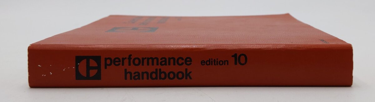 Caterpillar Performance Handbook Edition 10 By Caterpillar VG