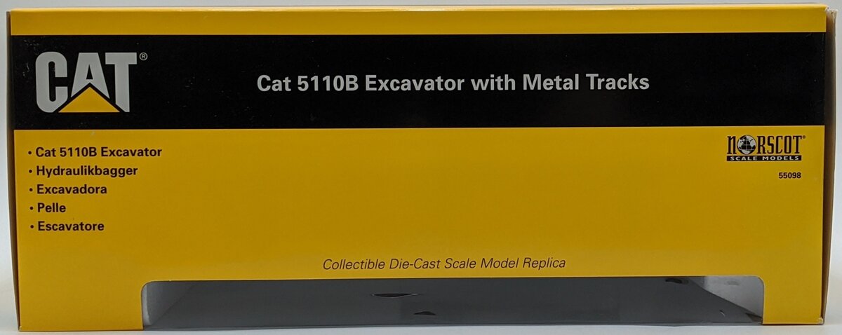 Norscot 55098 1:50 Scale CAT 5110B Hydraulic Excavator With Metal Tracks NIB