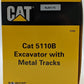 Norscot 55098 1:50 Scale CAT 5110B Hydraulic Excavator With Metal Tracks NIB