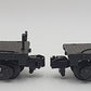 American Flyer 6-48507 S US Army Flatcars with Tanks (Set of 2) EX/Box