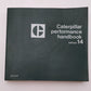 Caterpillar Performance Handbook Edition 14 By Caterpillar EX