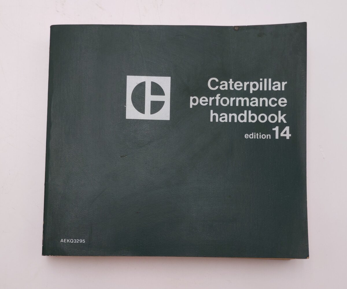 Caterpillar Performance Handbook Edition 14 By Caterpillar EX