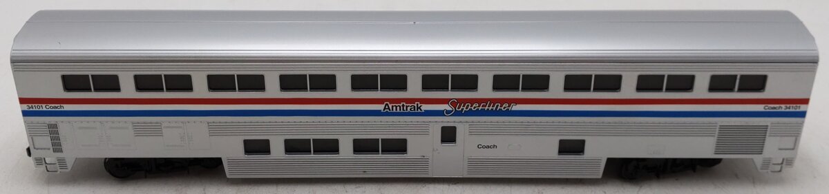 American Models S Amtrak Superliner Phase III Coach Car (Hi-Rail) #34101 EX/Box