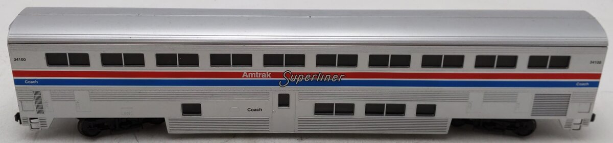 American Models S Amtrak Superliner Phase II Coach Passenger Car (Hi-Rail) EX/Box