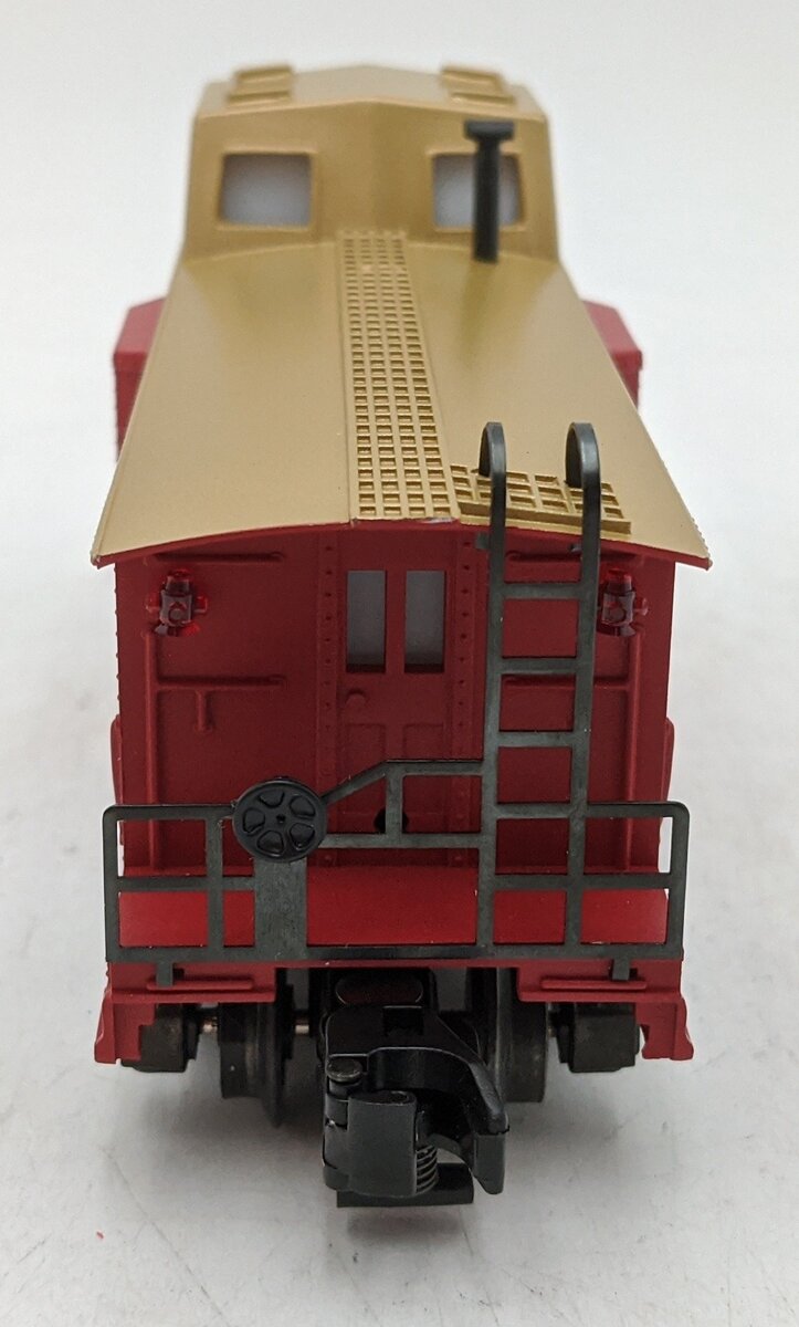 American Flyer 6-48712 S Gauge Christmas Lighted Bay Window Caboose #0101 LN/Box