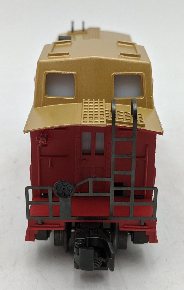 American Flyer 6-48712 S Gauge Christmas Lighted Bay Window Caboose #0101 LN/Box