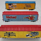 Tyco HO Scale DC Comic Assorted Boxcars: Wonder Woman, Batman, Shazam! [3] EX
