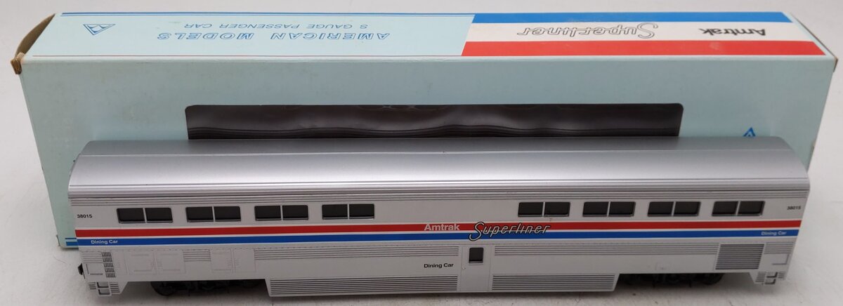 American Models S Amtrak Superliner Phase II Diner Passenger Car EX/Box