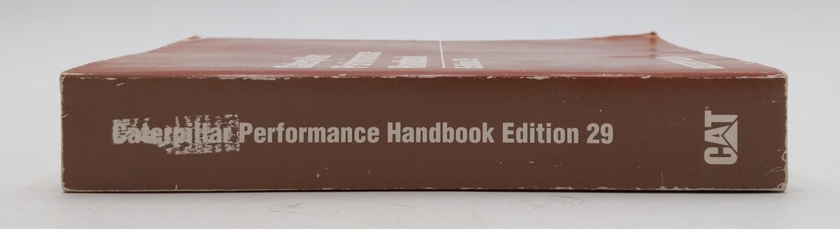 Caterpillar Performance Handbook Edition 29 By Caterpillar VG