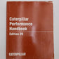 Caterpillar Performance Handbook Edition 29 By Caterpillar VG