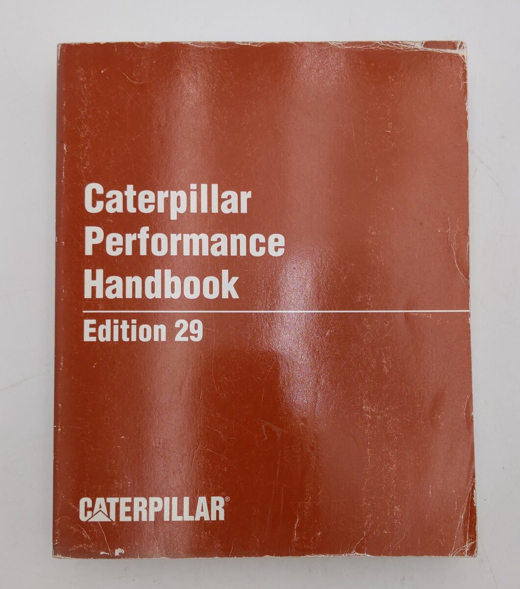 Caterpillar Performance Handbook Edition 29 By Caterpillar VG