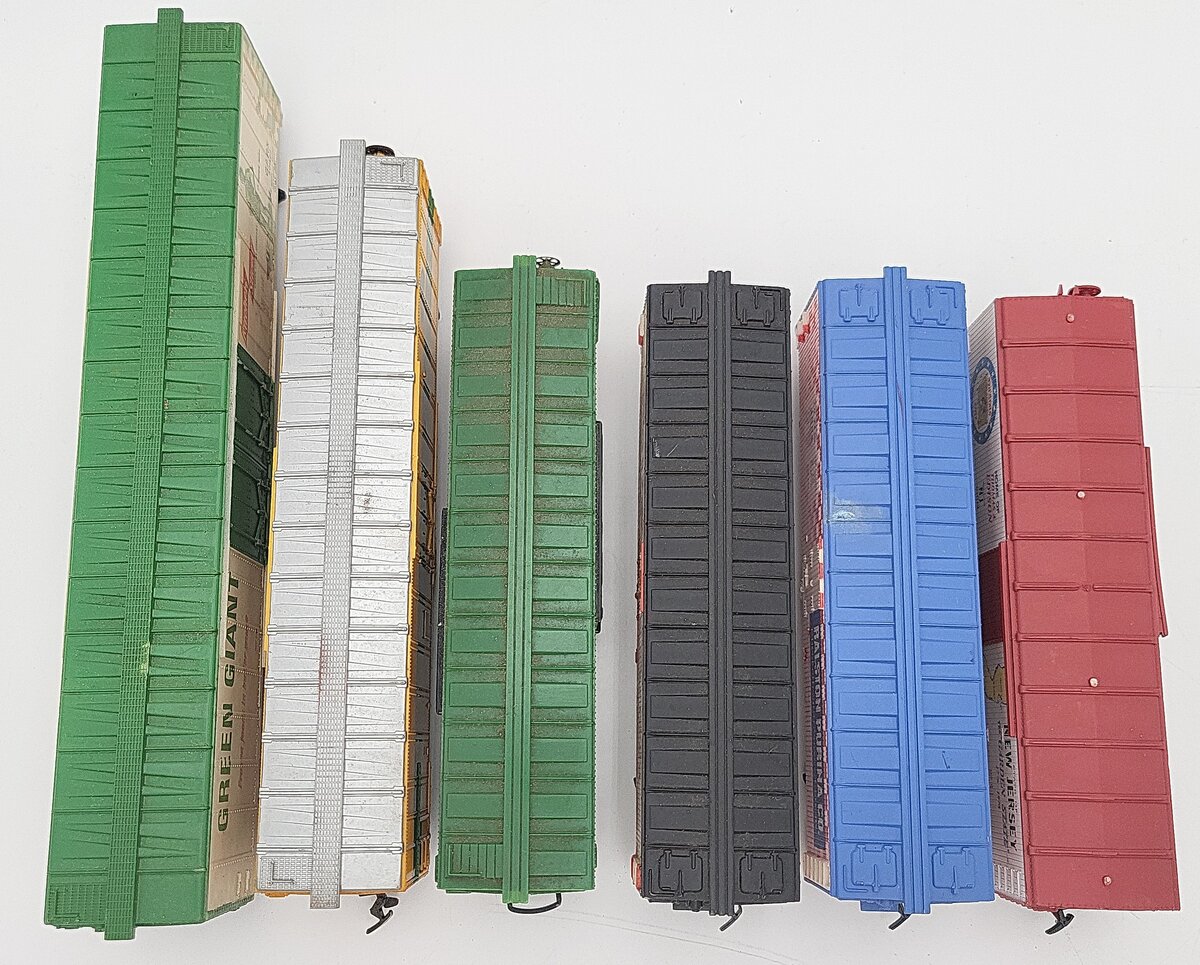 Tyco, Lima, & Other HO Assorted Box Cars: 4554, 5342, 50822, 1020, 6454 [6] VG