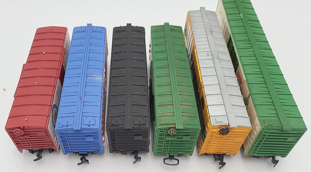 Tyco, Lima, & Other HO Assorted Box Cars: 4554, 5342, 50822, 1020, 6454 [6] VG