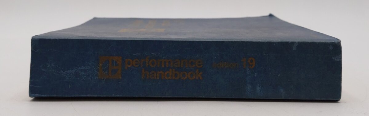 Caterpillar Performance Handbook Edition 19 By Caterpillar VG