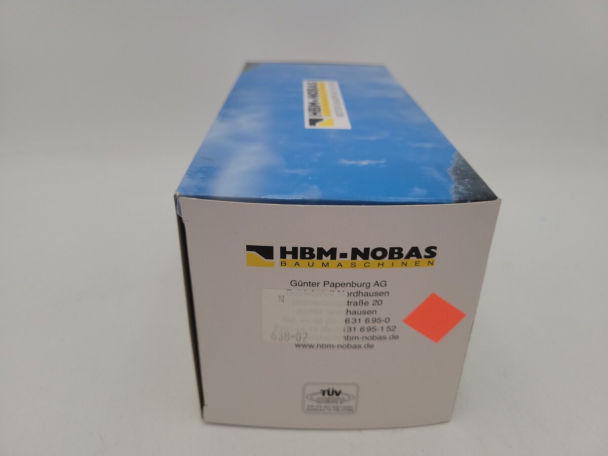 NZG 638-02 1:50 Scale Nobas HBM-BG190TA Motor Grader - Schnorpfeil EX/Box