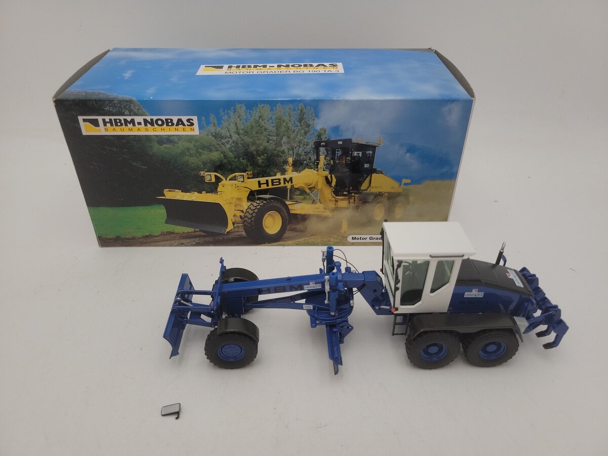 NZG 638-02 1:50 Scale Nobas HBM-BG190TA Motor Grader - Schnorpfeil EX/Box
