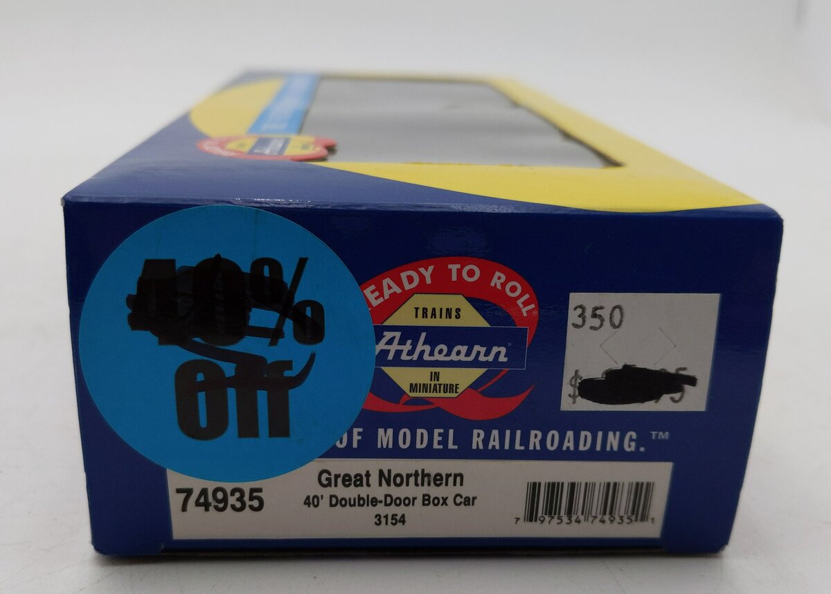 Athearn 74935 HO Scale Great Northern 40' AAR Box Car # 3154 LN/Box