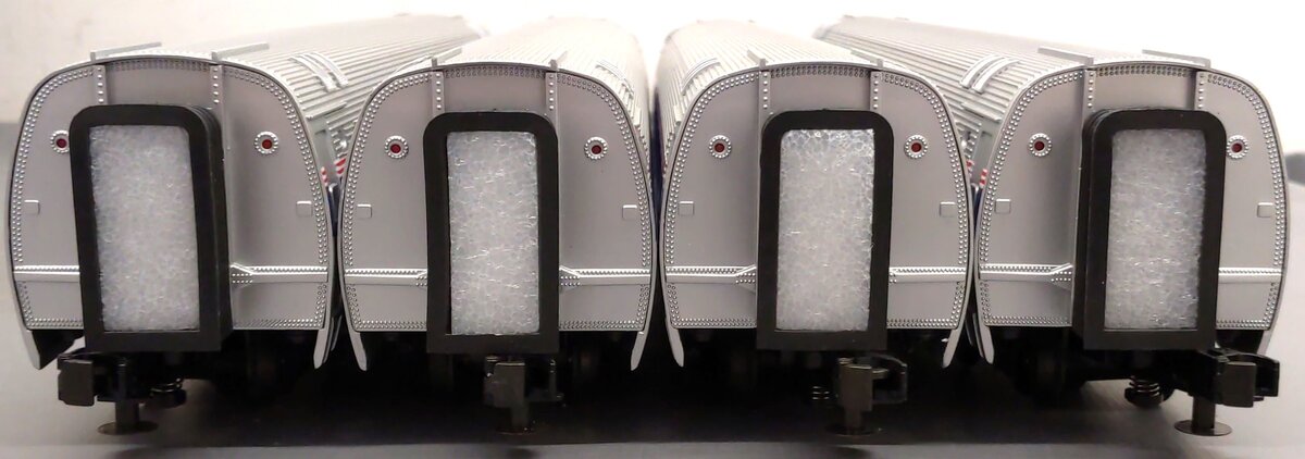MTH 20-65080 O Amtrak Premier Amfleet Passenger Car Set (Set of 4) EX