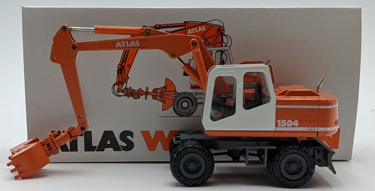 Conrad 2905 1:50 Atlas 1504 Wheel Excavator w/Grapple NIB