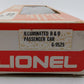 Lionel 6-9525 O Gauge Baltimore & Ohio "Emerald Brook" Passenger Car LN/Box
