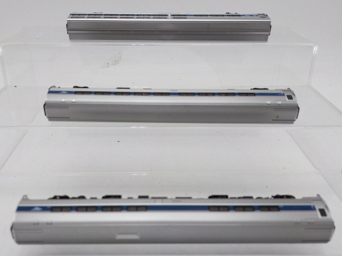 Kato 106-6286 N Amtrak Amfleet Viewliner Intercity Express Phase VI Add On Cars LN/Box