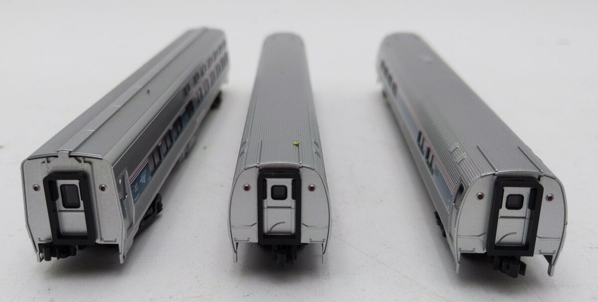 Kato 106-6286 N Amtrak Amfleet Viewliner Intercity Express Phase VI Add On Cars LN/Box
