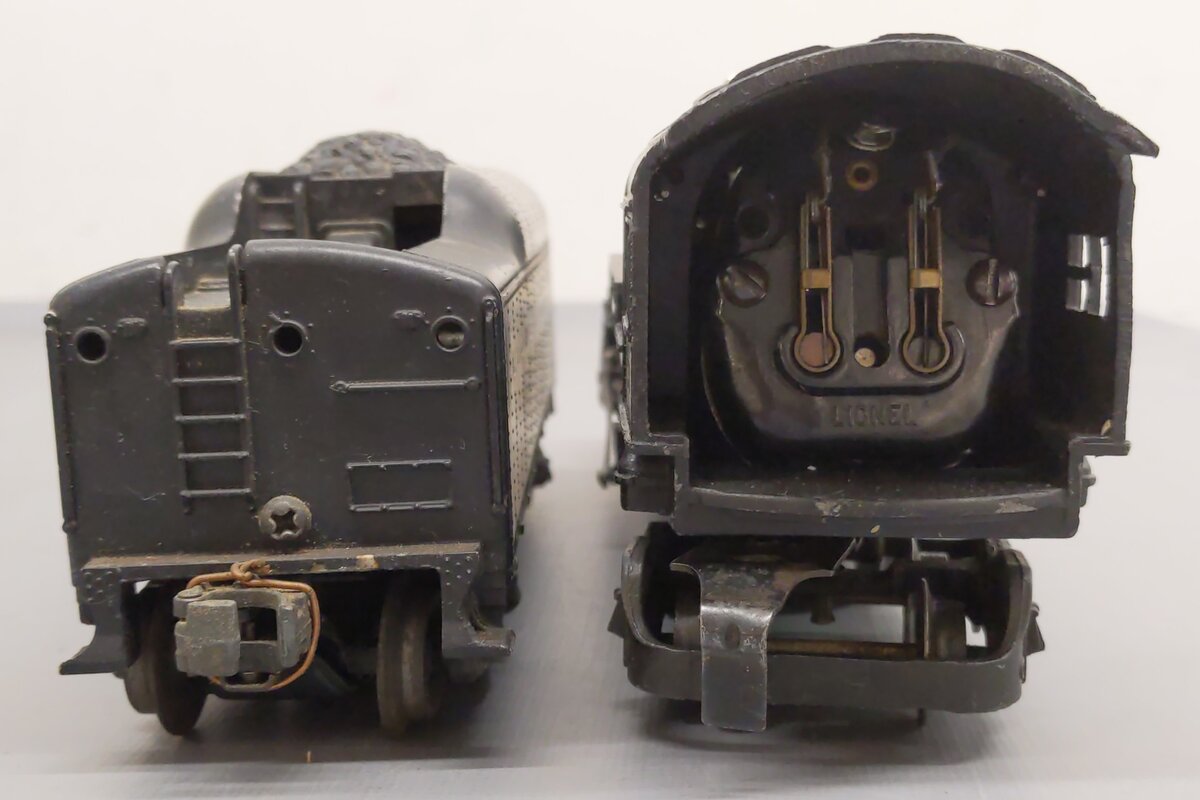 Lionel 736 Vintage O 2-8-4 Lionel Lines Steam Locomotive with 2046W Tender VG