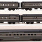 MTH 20-6576 O Gauge New York Central 70' Streamlined Passenger 5-Car Set EX