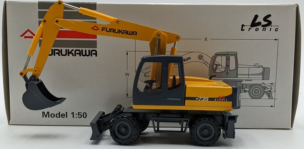 Conrad 2843 1:50 Furukawa W735 Wheeled Excavator NIB