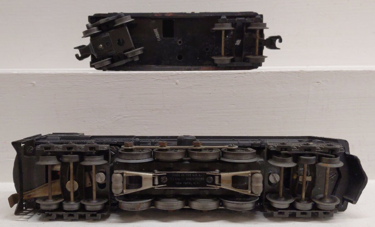 Lionel 671 Vintage O 6-8-6 Die-Cast Steam Turbine Locomotive w/6466W Tender VG