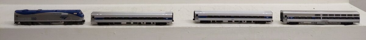 Kato 106-6285 N Scale Amtrak Passenger Train Set (Set of 4)