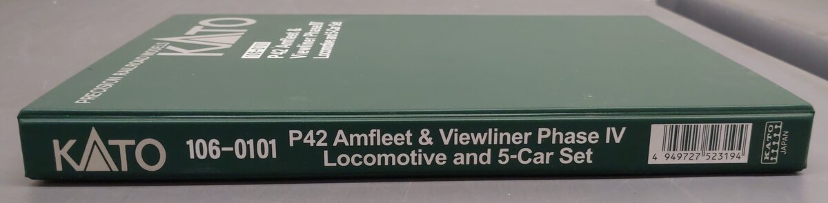 Kato 106-0101 N Gauge Amtrak Amfleet P42 Diesel Train Set LN/Box